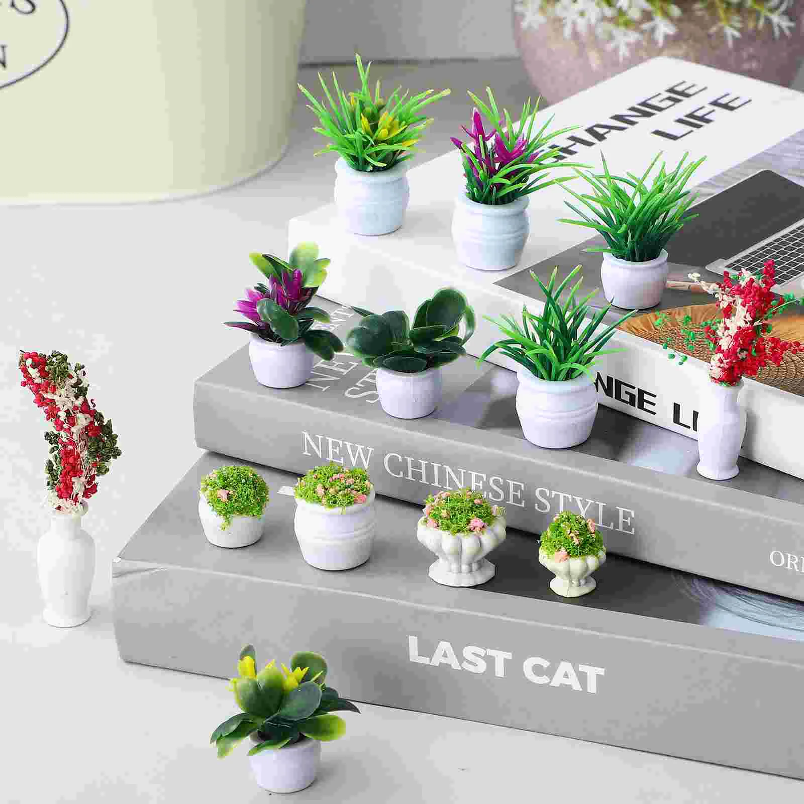 Миниатюрные садовые аксессуары модель цветочного горшка горшки ручные