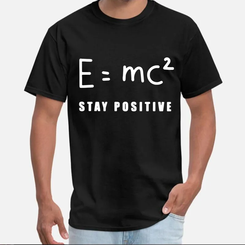 

Men's High Quality T-shirt 100% cotton funny mathematical formula print tops tshirts loose cool men o-neck t-shirt male tees top
