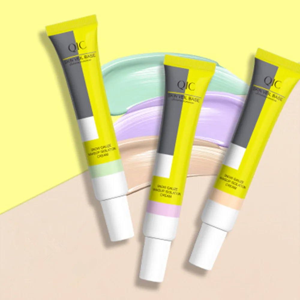 

Сине-фиолетовый консилер для макияжа QIC, основа для макияжа лица, Праймер, крем, невидимая подсветка пор, без масла, тональный крем, Праймер, к...
