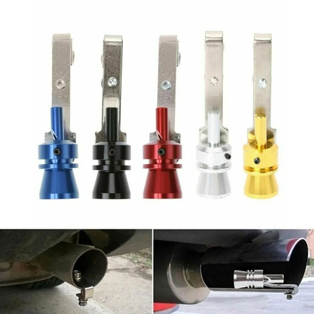 

High-Quality Motorcycle Car Exhaust Pipe Fake Turbo Whistle Sound Muffler Universal Simulator Whistle Blow For Auto Accessories