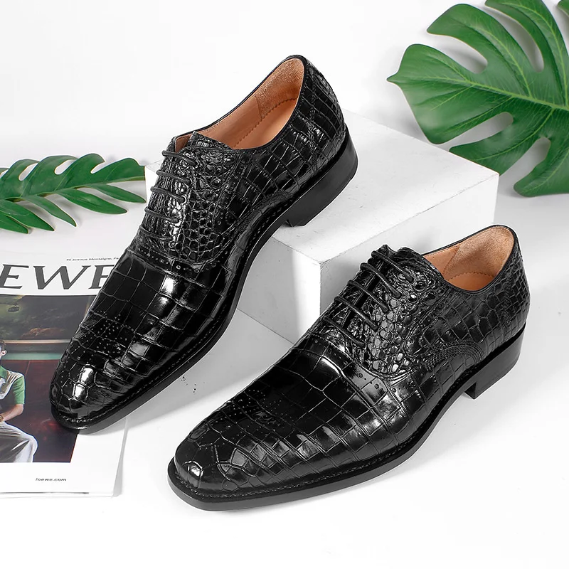 

Business Leather Men Designer Fashion Italian Shoes For British Style Pointed Casual Formal Slip On Dress Low Top Free Shipping