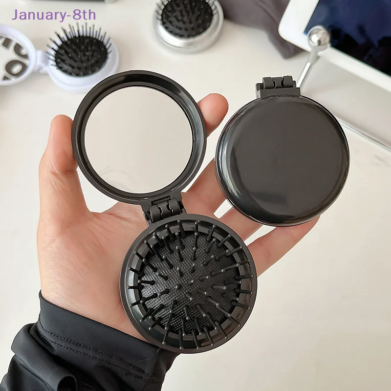 Складная Массажная расческа Mini Hairbrus Антистатическая портативная дорожная Щетка