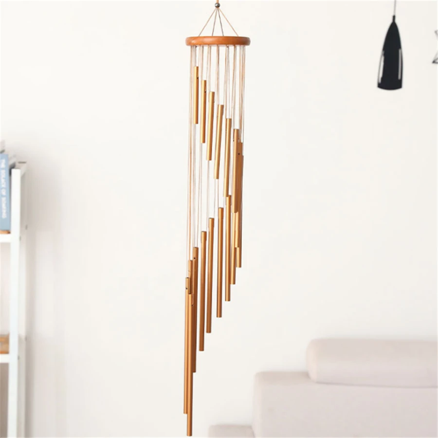 

90cm 18 Tubes Wind Chimes Metal Wind Bells Garden Patio Outdoor Wall Hanging Home Decor Gift Bedroom Decor Wall Hanging Decor