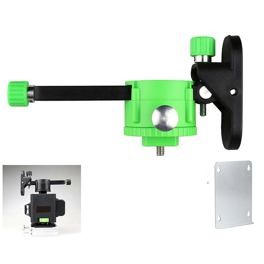 

Laser Level Wall-mounted Bracket 360° Rotatable Base 1/4'' Thread Hanging Holder Hanger Floor Optical Instruments Accessories