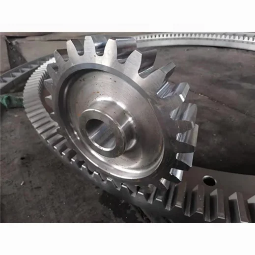 Большие кованые стальные спиральные конические зубья OEM