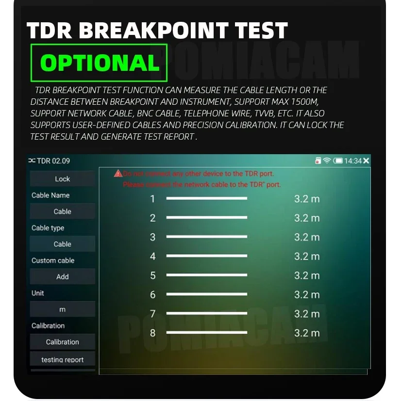 IPCX-ACT 7-дюймовый тестер видеонаблюдения H.265 4K 8MP TVI/CVI/AHD/CVBS/IPC Тестер камеры монитора