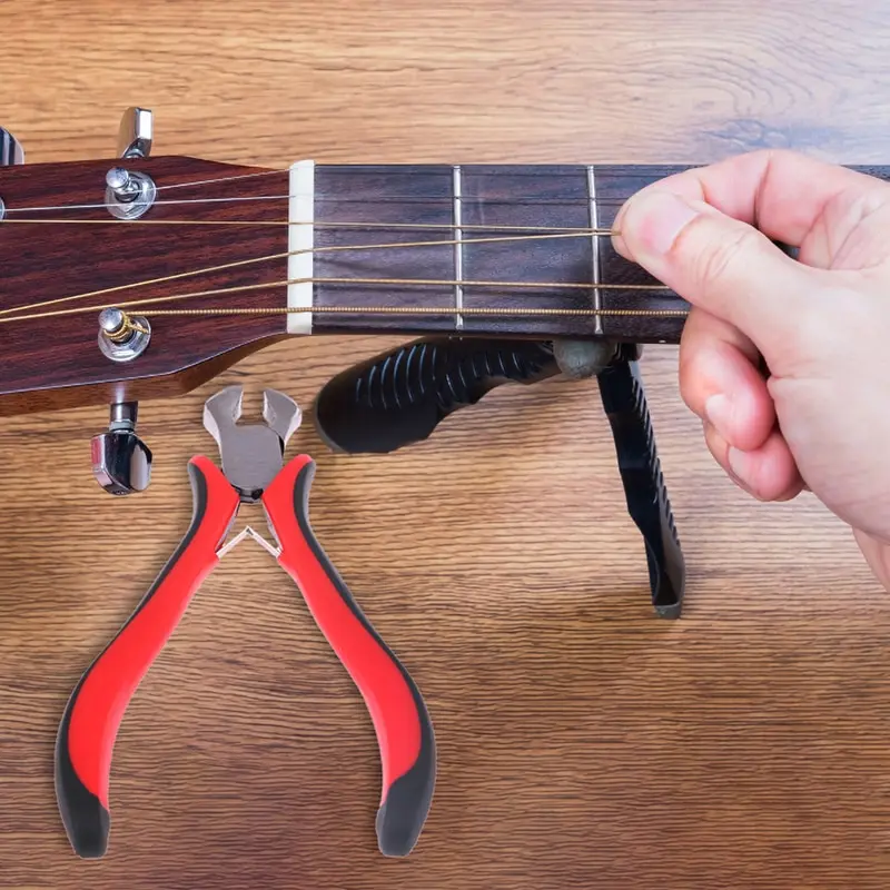 

3 шт. резак для струн гитары, съемник Лада, Защитная Прокладка для грифа, полировка «сделай сам», инструмент для ремонта гитар