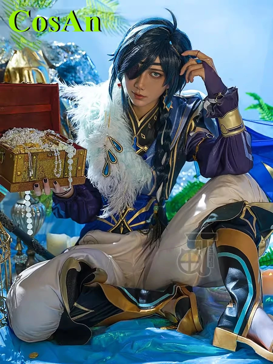 Популярная игра для косплея CosAn геншин ударт Kaeya модный красивый костюм с парусом