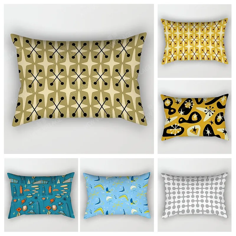 

Скандинавский осенний домашний декор 30*50, чехол-подушка для дивана, современный чехол в стиле бохо, искусственная Обложка, 40*60, 30x50 см, 40x60 см, простой абстрактный