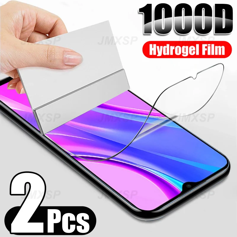 

Гидрогелевая пленка для Xiaomi Redmi 9 8 9A 8A 9i 9T 9AT 9C, защитная пленка для экрана с NFC для Redmi Note 9, 8 Pro, 8T, 9T, 9S, защитная пленка, 2 шт.