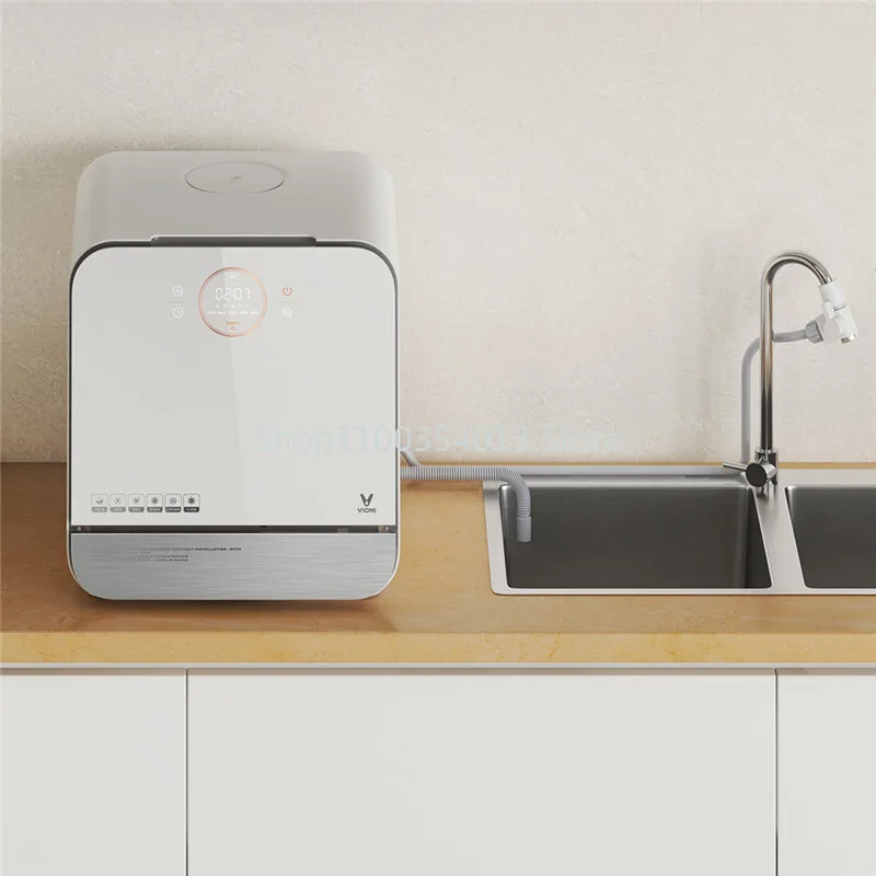 

VIOMI интернет-посудомоечная машина настольная установка без необходимости установки интеллектуальное Голосовое управление высокая температура дезинфекция уничтожение сушки