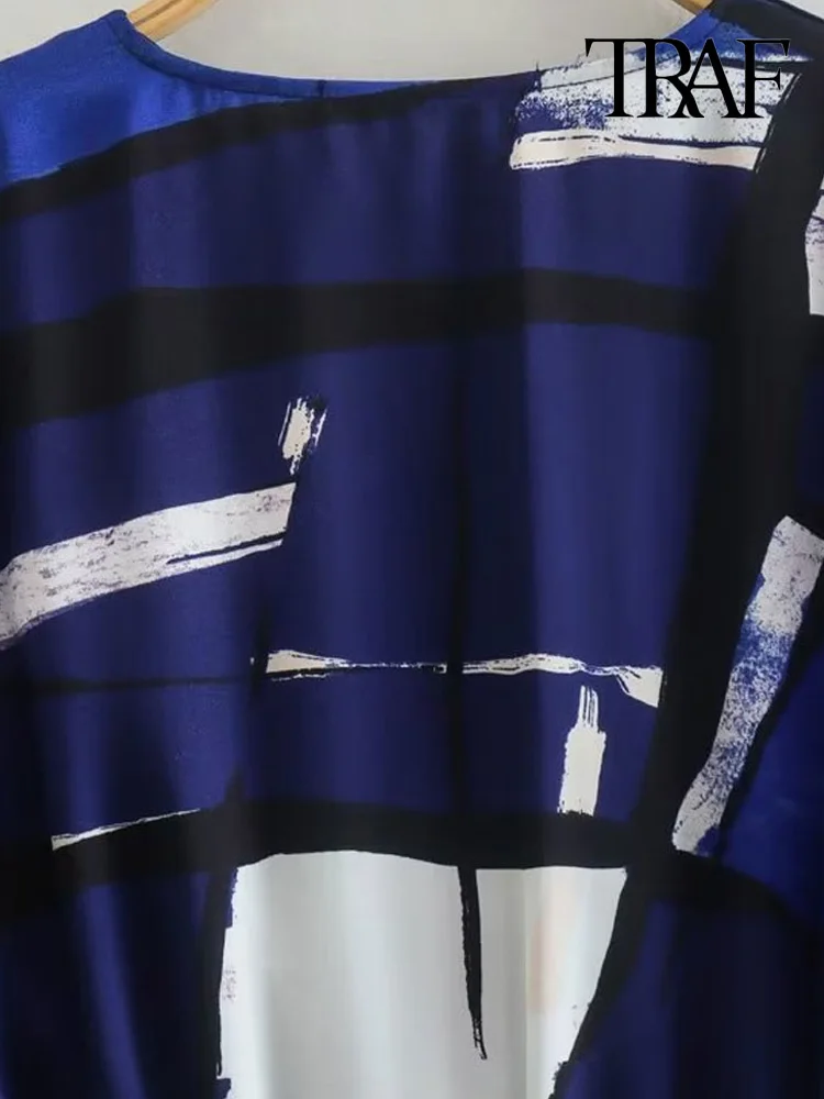 Платье-миди с длинным рукавом V-образным вырезом и поясом на резинке - купить по