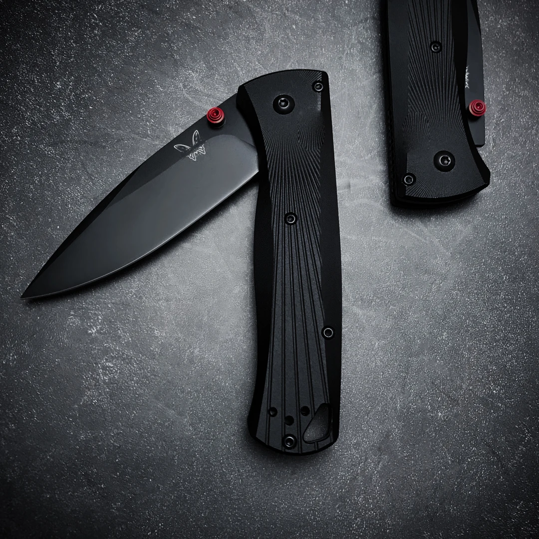 НОВЫЙ складной нож Pocket BM 535BK-4 Bugout с черным DLC-покрытием клинка M390, рукоять из обработанного алюминия, инструмент для кемпинга и повседневного использования (EDC) (art.: 3920db607e6da) - 3920db607e6da
