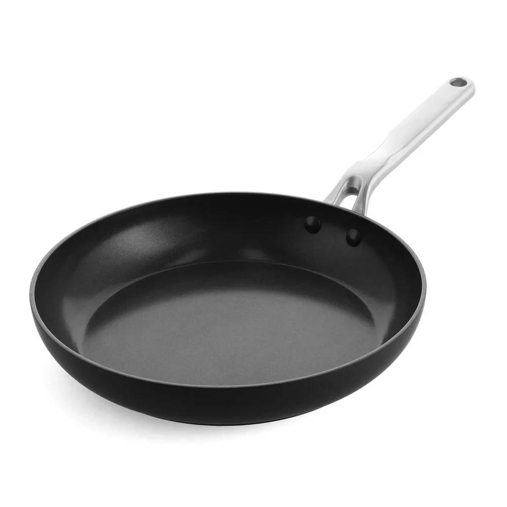 

Anodized Advanced Healthy Ceramic Nonstick, 11" Frying Pan Skillet, Anti-Warping Induction Base, Dishwasher Safe, Oven & Broiler