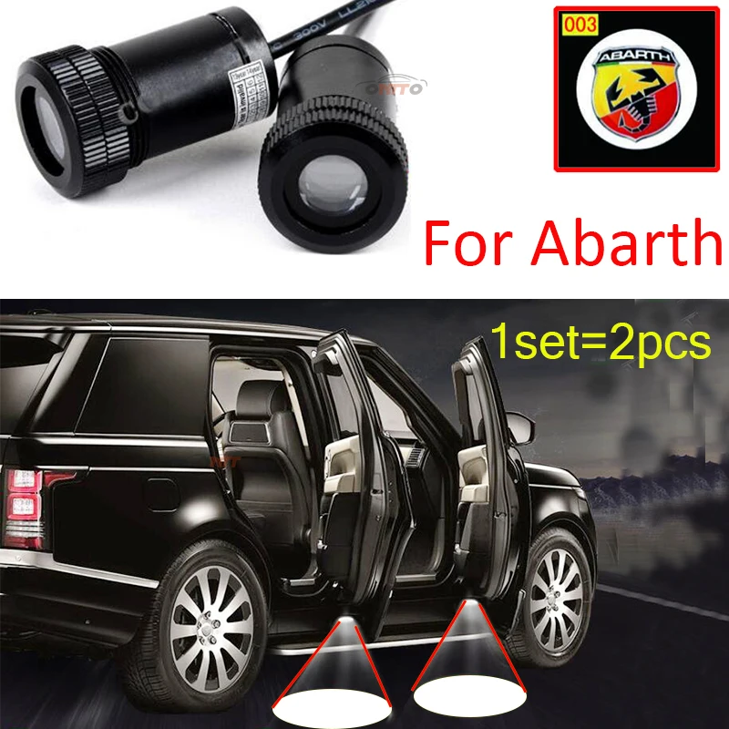

For 12V 10W Decoration Led Car Door Projector Welcome Lights Car Led Ghost Shadow Light for For Siena Palio 500L 500