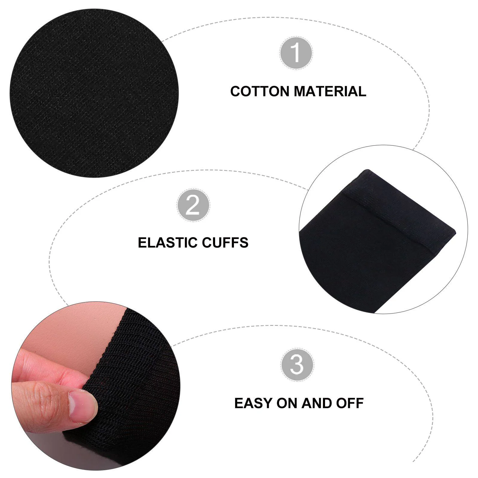 Pile Socks Comfortable Stockings Over-the-knee Autumn Winter Cotton Black Female