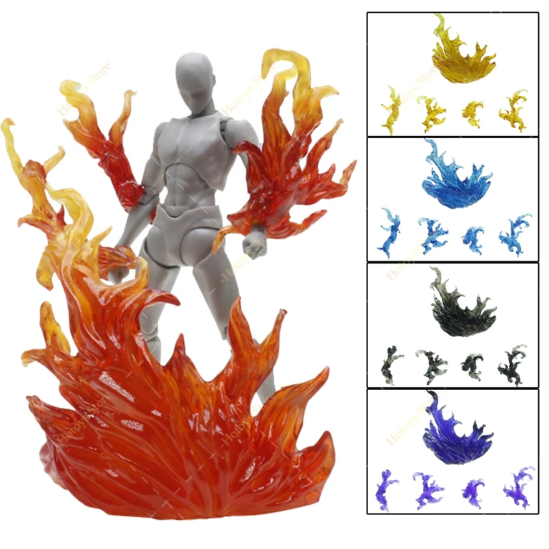 Diy Burning Flame Special Effect Scene Model Pvc Anime Dolls