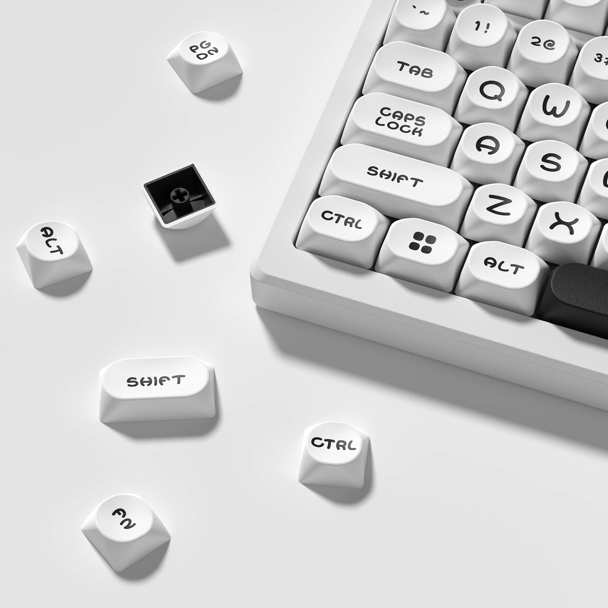 Клавиатура с бантом на 130 клавиш колпачки для MOA Profile Double Shot PBT колпачок Cherry Gateron MX