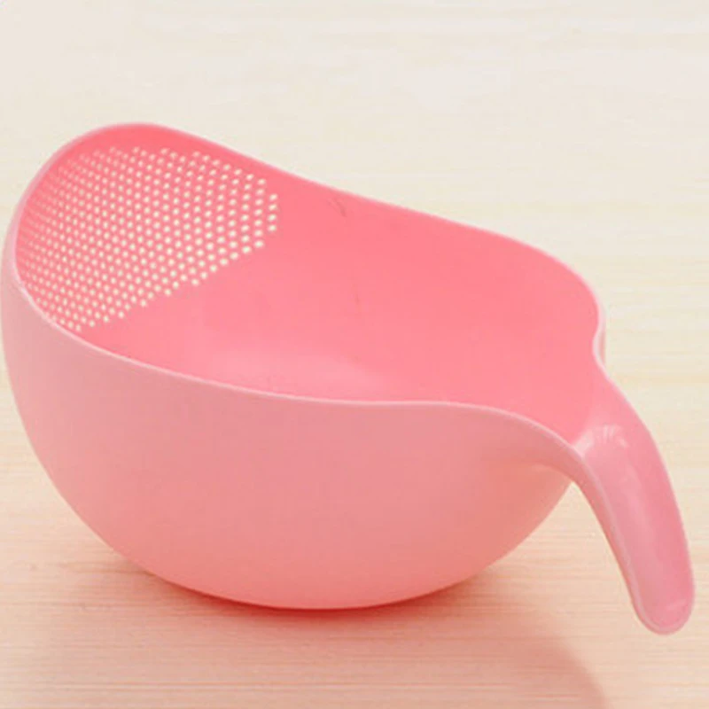 

Rice Washing Machine Rice Washing Sieve Plastic Green Pink Environmental-friendly Kitchen Products