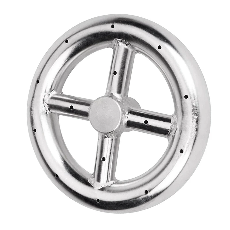 

1 PCS Fire Pit Burner Ring For Natural Gas & Propane Fire Pit Fireplace Fire Pit Burner For Indoor & Outdoor 6 Inch Round