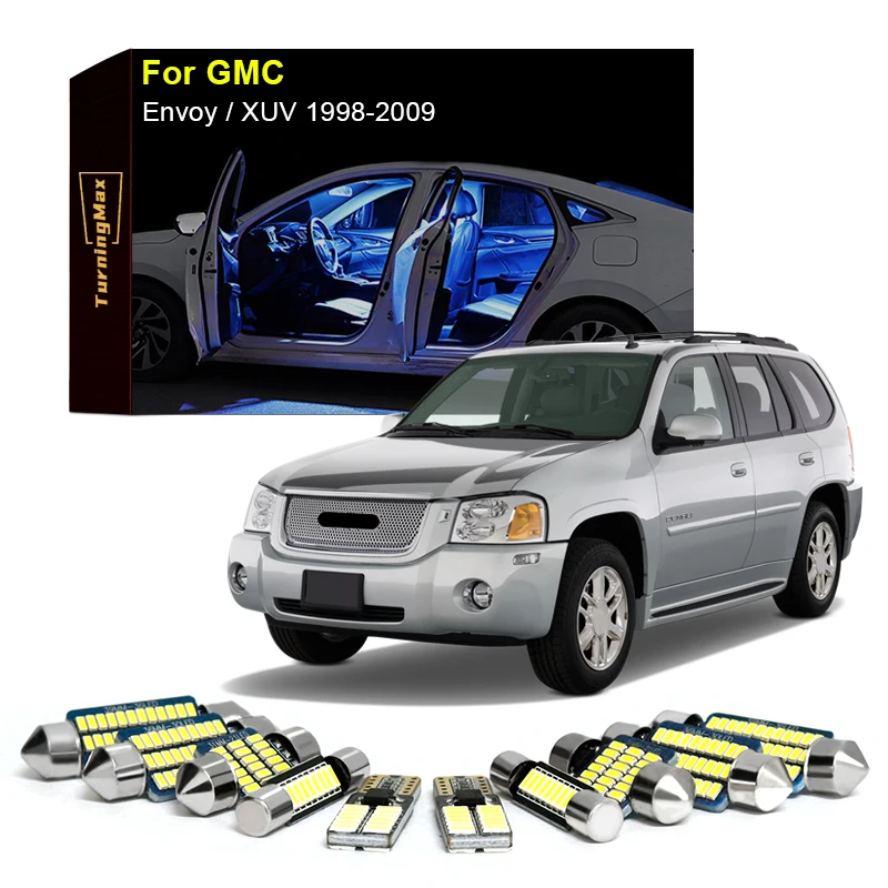 

Canbus Interior Lighting LED Bulbs Kit Package For GMC Envoy XUV 1998-2009 Dome Reading Trunk Lights Indoor Lamp Car Accessories
