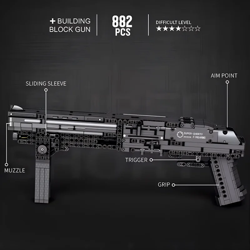 Reobrix 77002 Строительные блоки Пистолет 882 шт