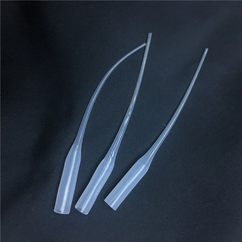 

50pcs Universal 502 instant Super glue dropping tube Nozzle Lengthened Needle Tube Bottle Cap Catheter Dropper Adhesive tool