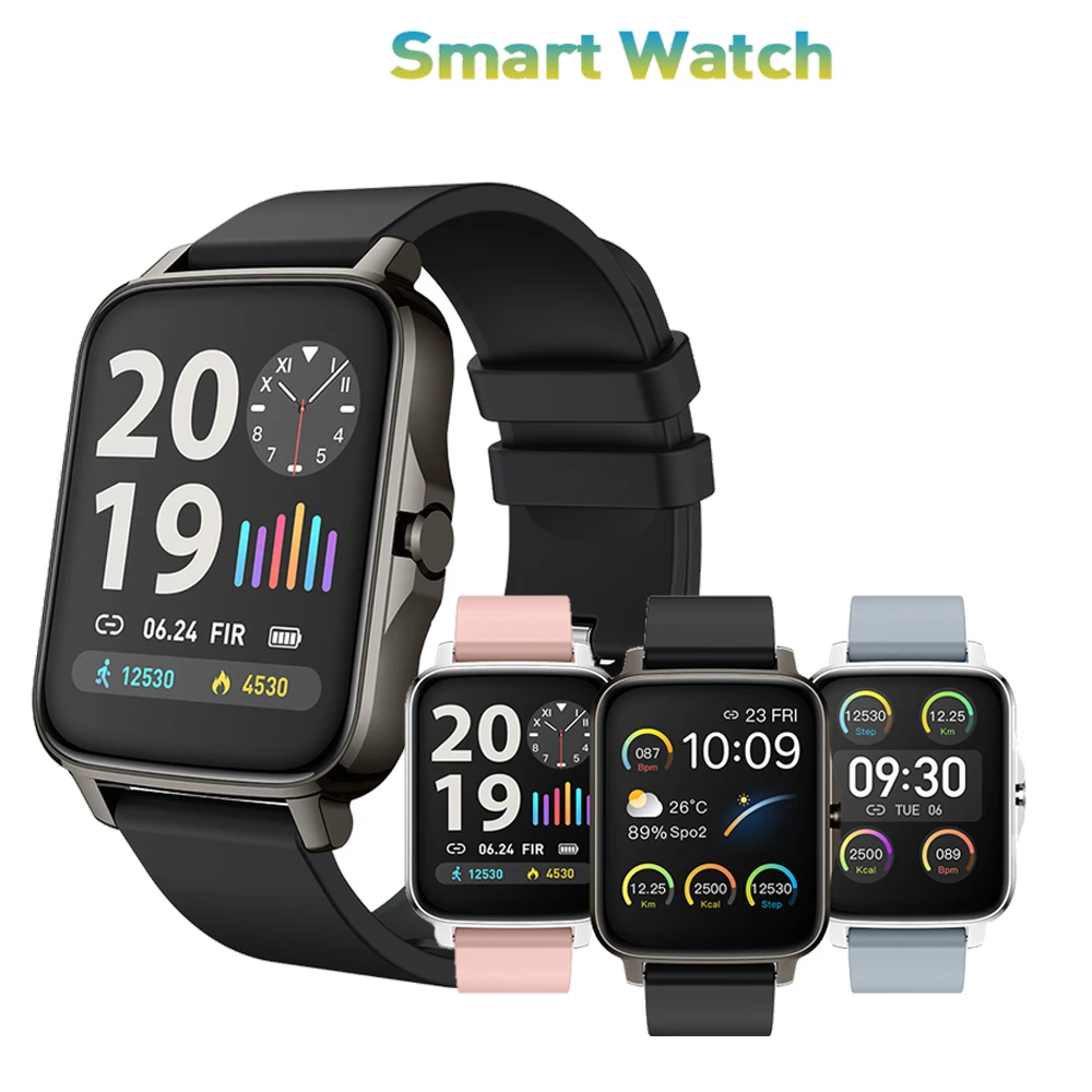 

Smart Watch Fitness Tracker Heart Rate Wristwatches Sport Smartwatch Men Women Music Control Bracelet For Android IOS