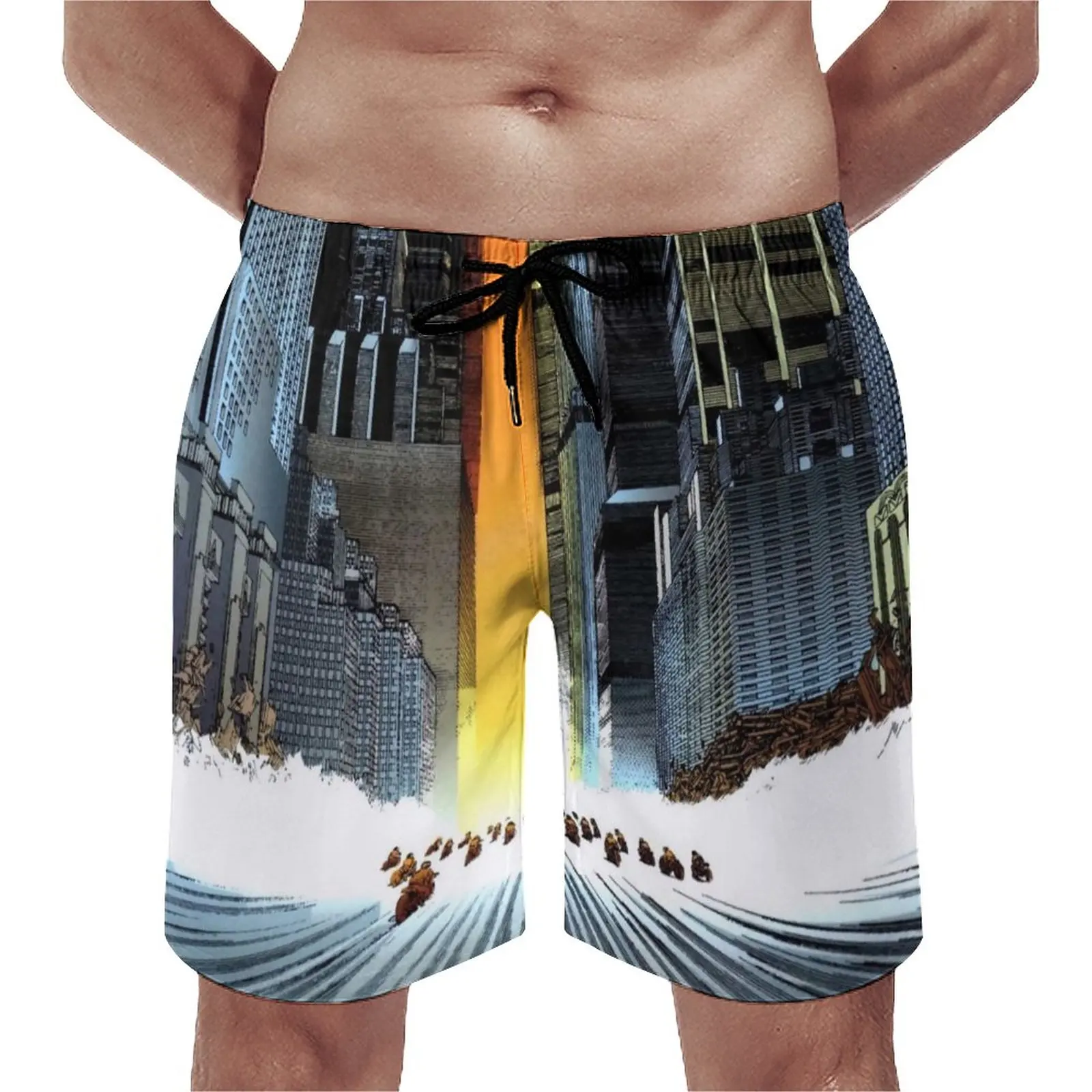 

Akira Motor Board Shorts Ride City Men Classic Board Short Pants Hot Sale Print Plus Size Swimming Trunks