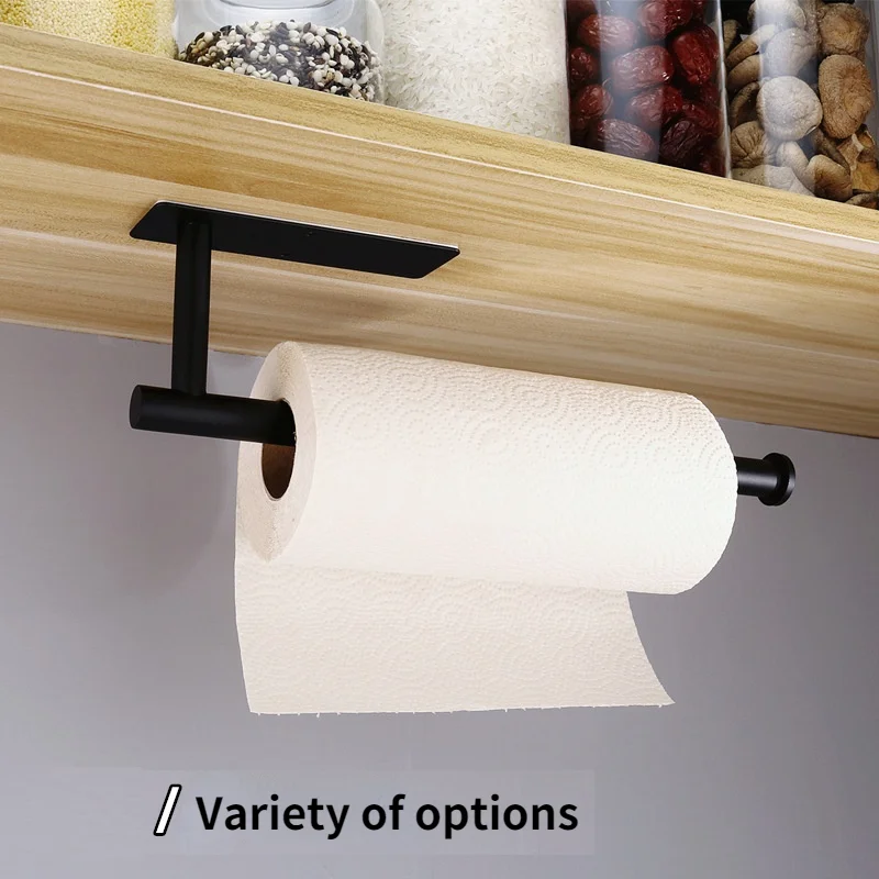 Rack Cabinet Paper Towel Rack Bathroom Kitchen Roll Paper Holder
