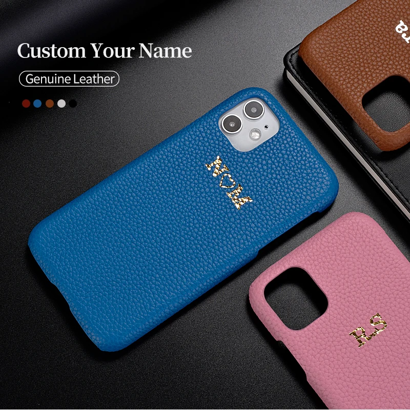 

Роскошный золотистый чехол из натуральной кожи с гальваническим зернистым покрытием для iPhone 12 11 13Pro X XS XR Max 7Plus 8Plus