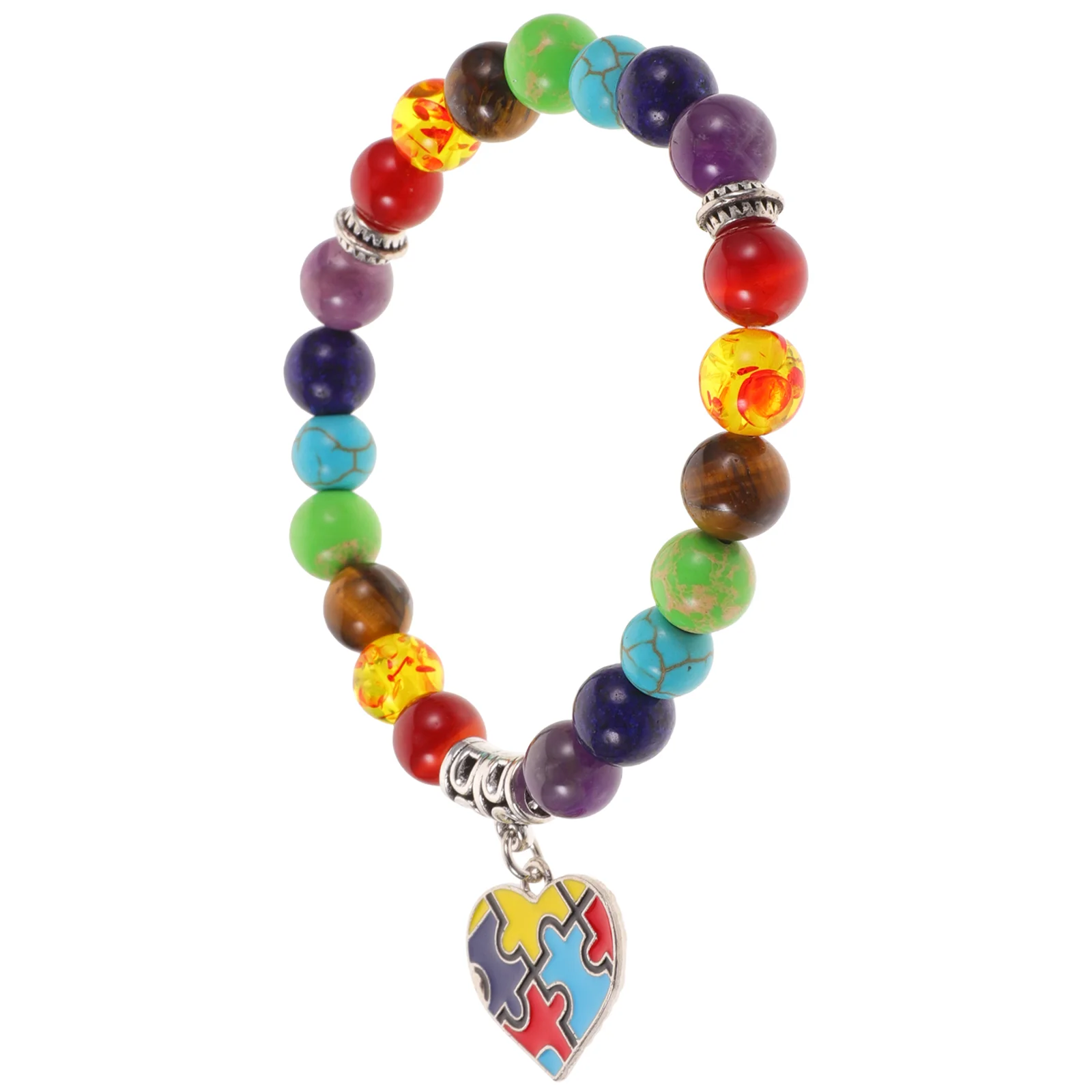 

Birthday Present Stone Beads Bracelet Elegant Beaded Design Girl Yoga Wear-resistant