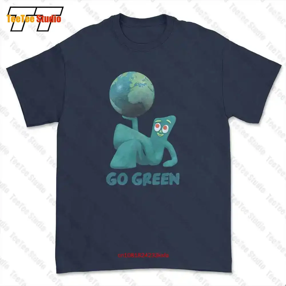 Gumby Go Green Logo T-shirt Tee S9U5