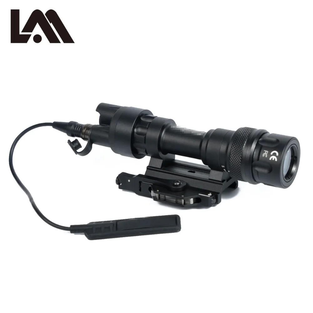 

M600 New Style Flashlight Improved M952 12V LED Light 400 Lumens with QD M93 Mount with Mouse Tail Weapon Light Hunting for AR15