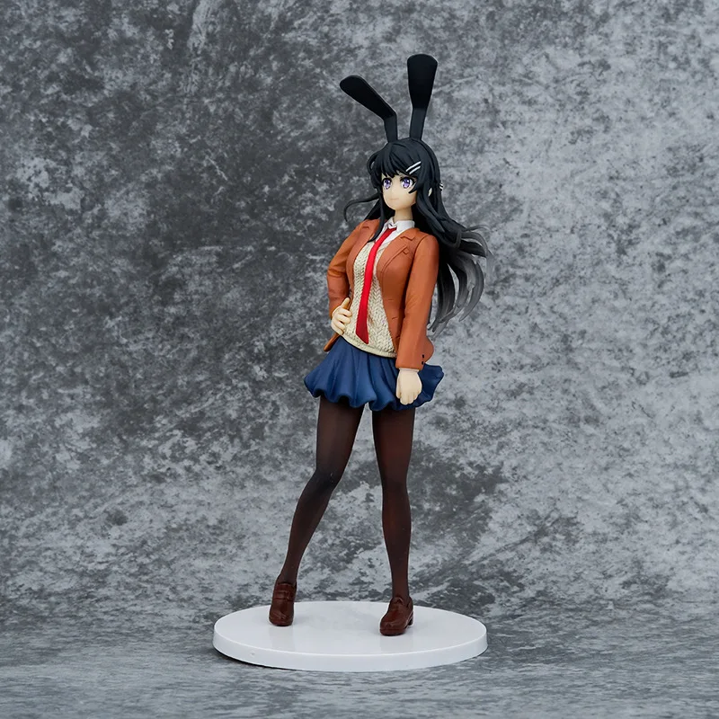 

24CM Sexy Sakurajima Mai Figurine Seishun Buta Yarou Wa Bunny Girl Senpai No Yume Wo Minai Does Not Dream of Bunny Girl Figure