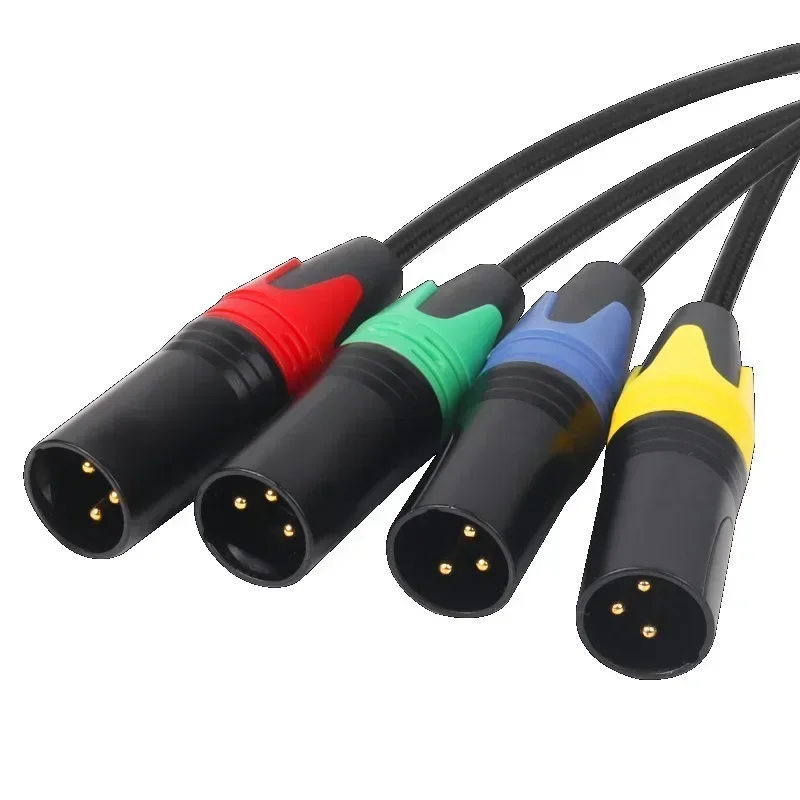 Сетевой преобразователь RJ45 CAT5/6 с экранированным на 4-канальный 3-контактный