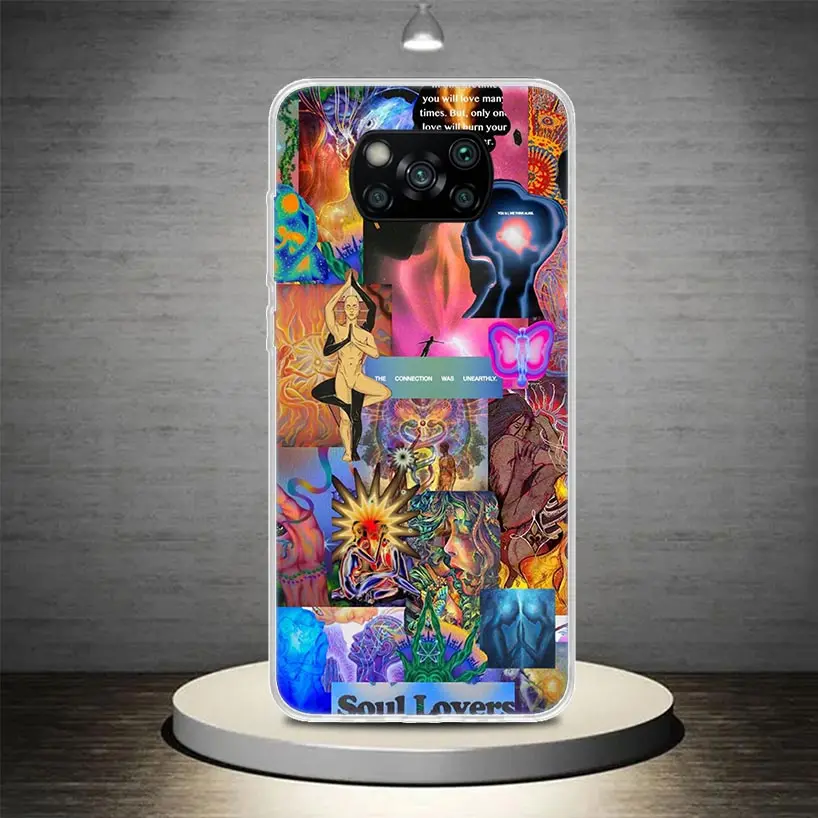 Чехол для телефона Chakra Insist Yoga Xiaomi Poco X6 X7 X5 X4 X3 Nfc F6 F5 Pro F4 Gt F3 M5S M4 M3 M5 Мягкий чехол