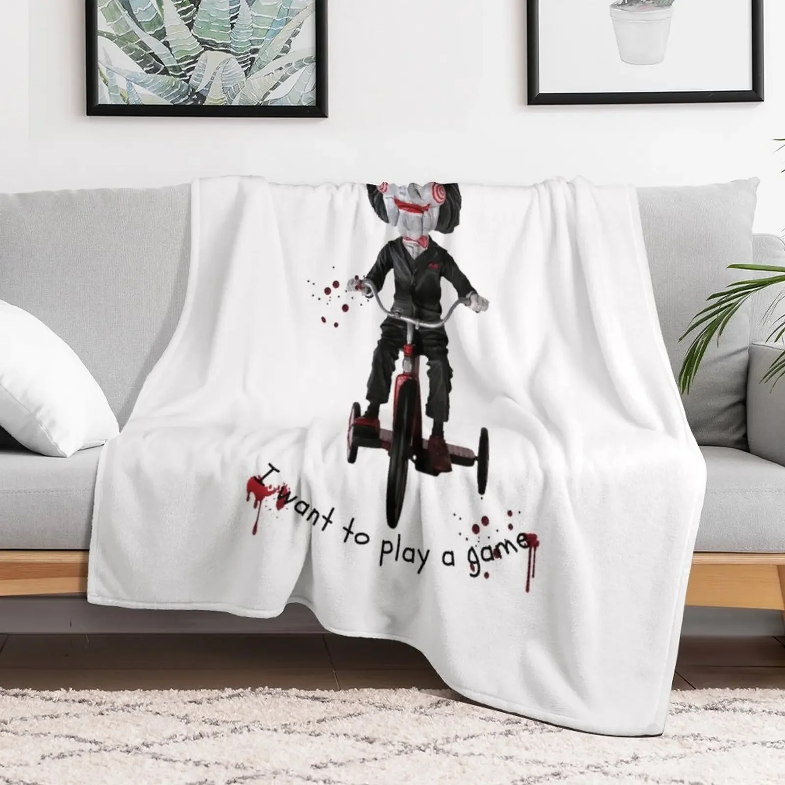 SAW - Головоломка Я хочу играть в игре. Роскошное одеяло. Летние свободные