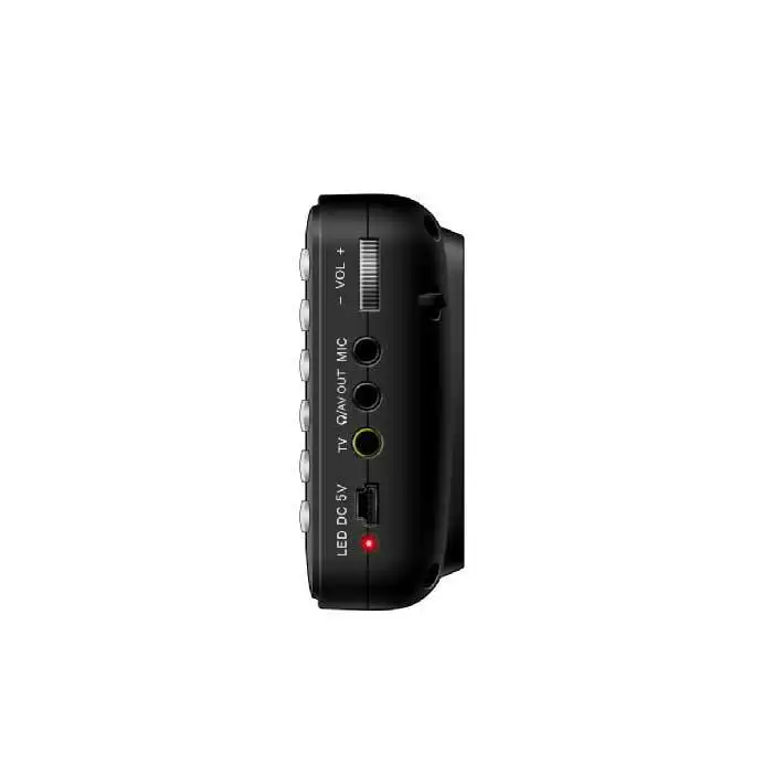 Портативный 7-дюймовый мини-телевизор 800*480 с DVB-T2 ATSC ISDBT FM ATV USB аккумуляторная