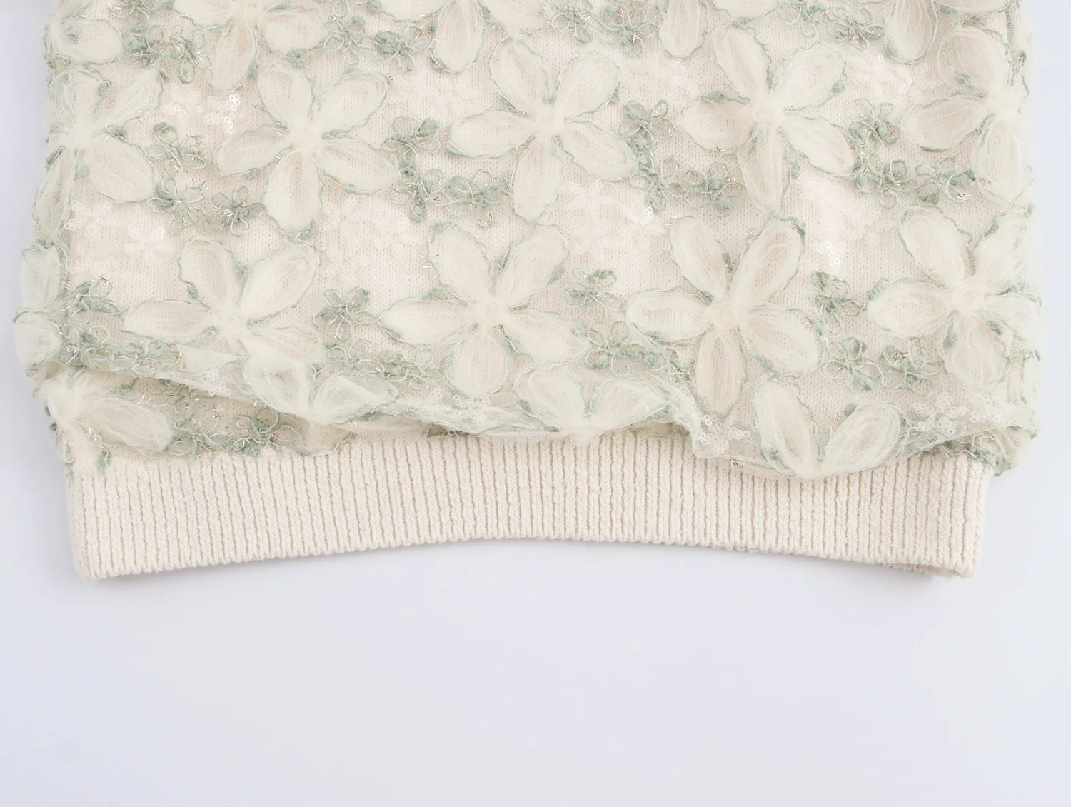 Maxdutti модные женские вязаные бусины с вышивкой и круглым вырезом короткие