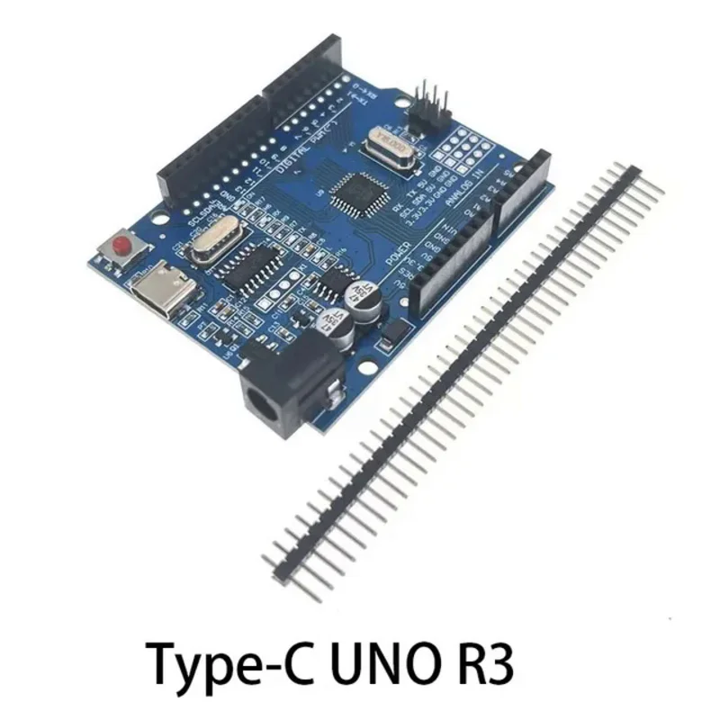 Макетная карта UNO R3 ATmeGa328P CH340 CH340G для Ardu37 с правым контактом и кабелем 1 шт.