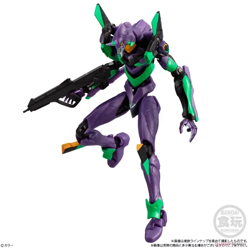 Фото Bandai Original Shokugan NEON GENESIS EVANGELION Unit-01 и 00 EVA Frame DX01 Gashapon Мини-фигурка Коллекционная модель аниме Kit №3