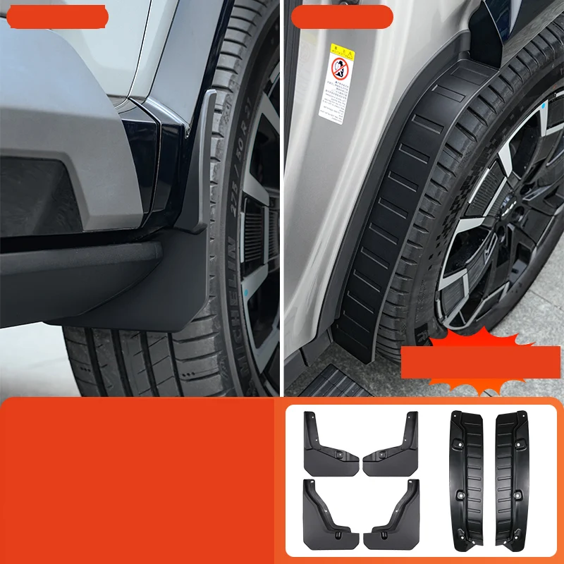 

Для BYD Leopard 8 2024-2025 автомобильный Стайлинг брызговик подкладка колеса брызговик заднего колеса стопорная пластина брызговик авто аксессуары