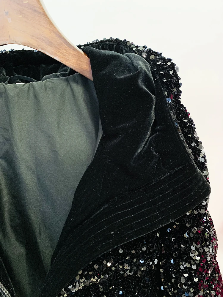 Женское пуховое пальто