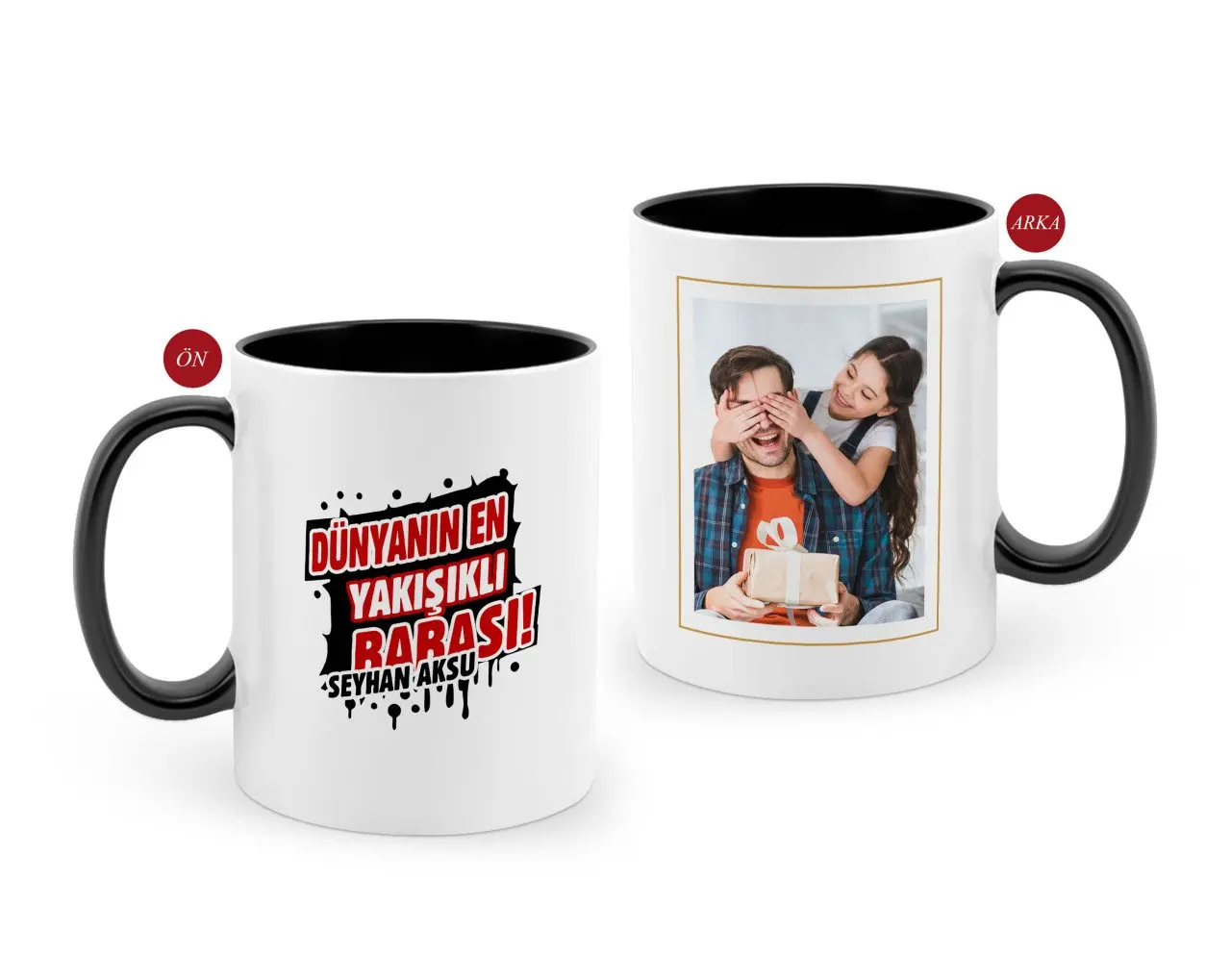 

Персонализированные Fathers Day Gift», «фото черный, белый цвет кружка Bardak-54