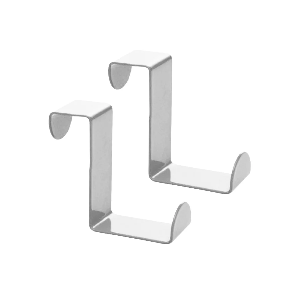 

2 Pcs Organizadores De Closet Door Hook Stainless Steel Kitchen Organize Hanger Towel hooks