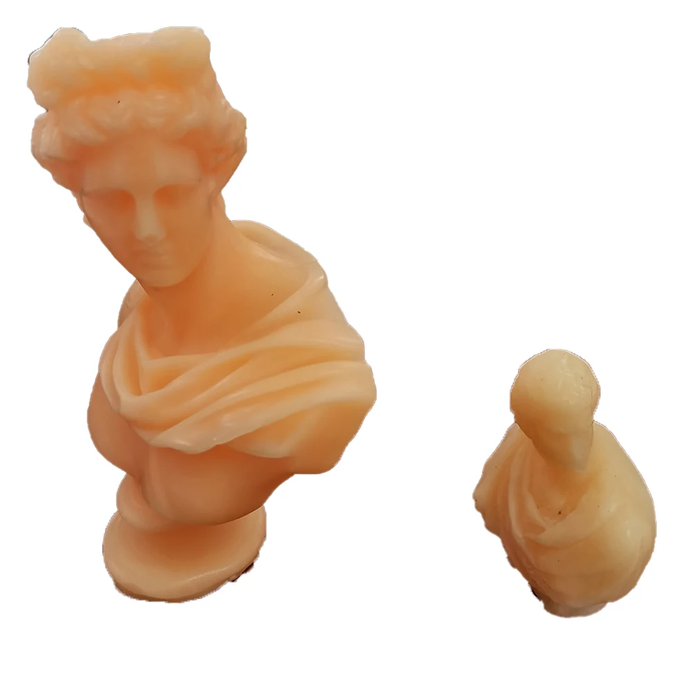 Силиконовая форма Artemis Diana бюст Бог Аполлон для свечи греческая скульптура