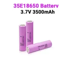 

Free delivery, 3500mAh 18650.00 rechargeable lithium-ion battery, discharge INR18650 35E 3500mAh.100% original large capacity