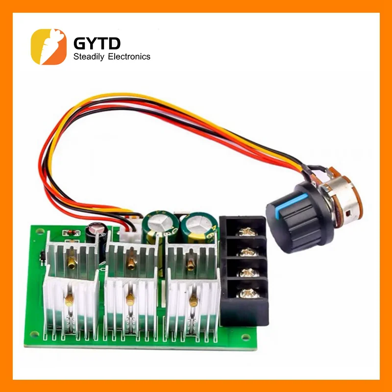 

DC 9-55V 40A 2000W PWM DC Motor Pump Speed Regulator High Power Speed Controller 9V 12V 24V 36V 48V