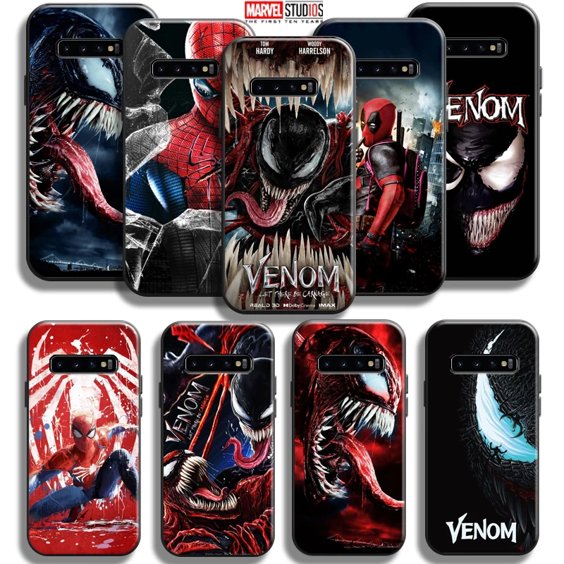 

Spiderman Venom Deadpool For Samsung Galaxy S10 5G S10 Plus Lite S10E S10 Phone Case Silicone Cover Carcasa TPU Back Coque